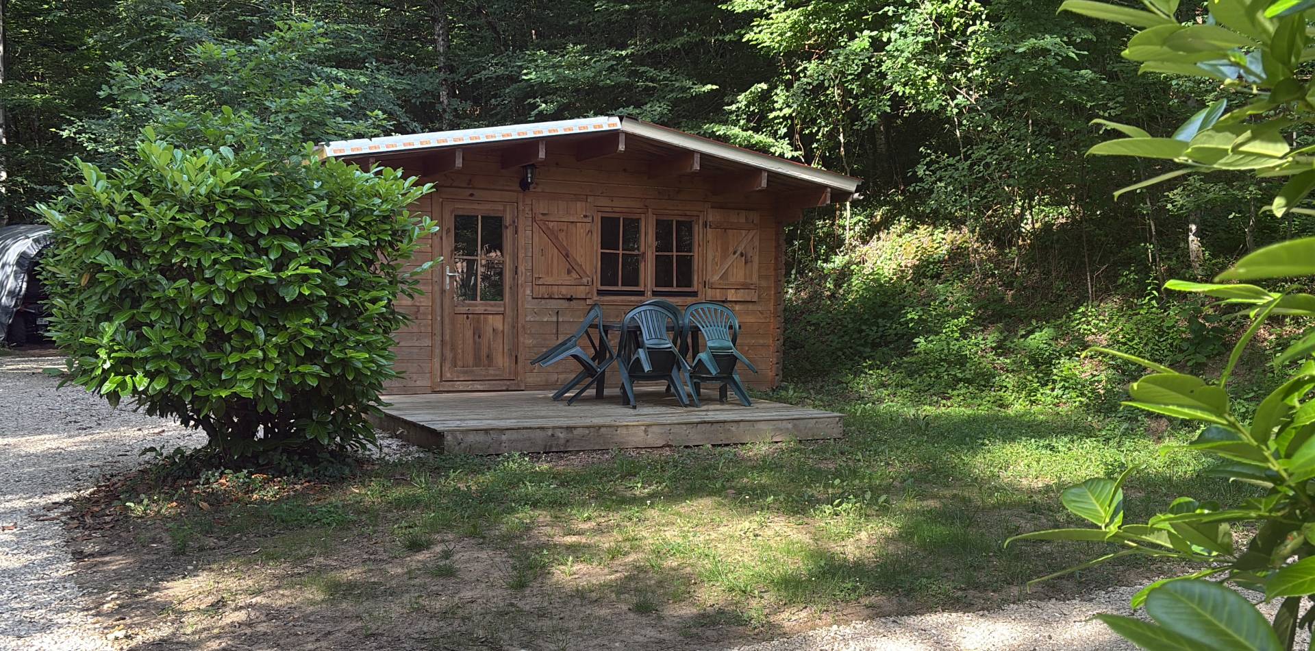 chalet en bois pour vacances Rocamadour